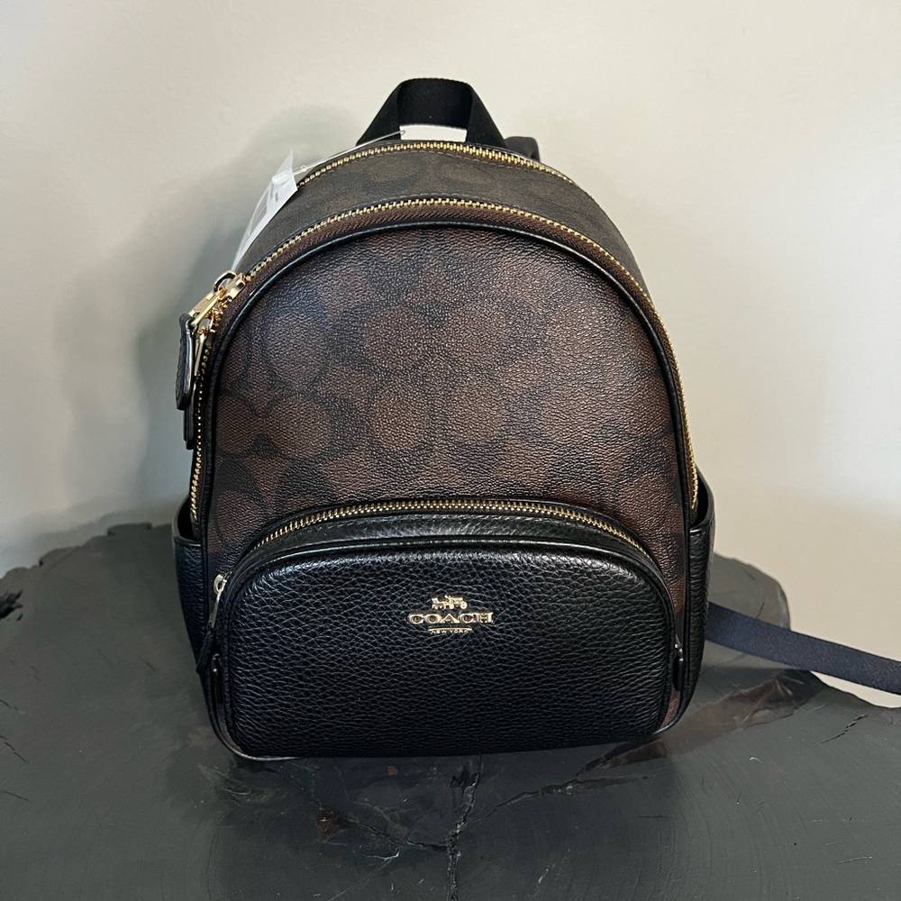 Coach Mini Court Backpack - New With Tags